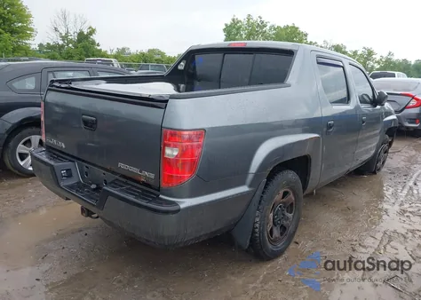 2010 Honda Ridgeline Rt from USA, damaged, VIN 5FPYK1F22AB001981